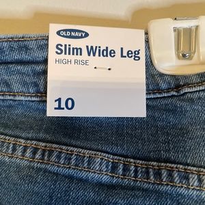 Y2K Slim Wide Leg Jeans